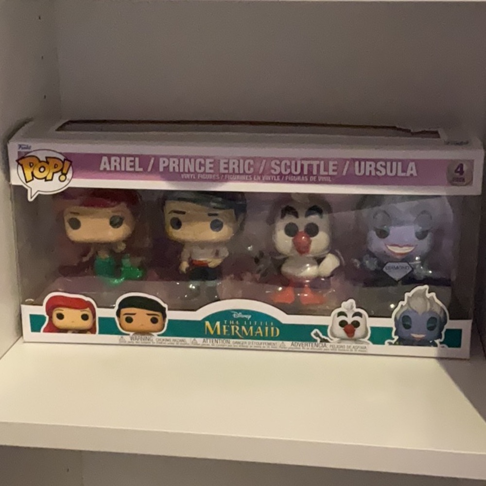 Funko Pop! Disney The Little Mermaid Set